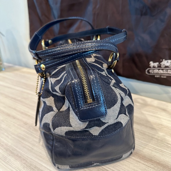 Coach Signature Denim Coach Barrel Bag - Picture 5 of 12